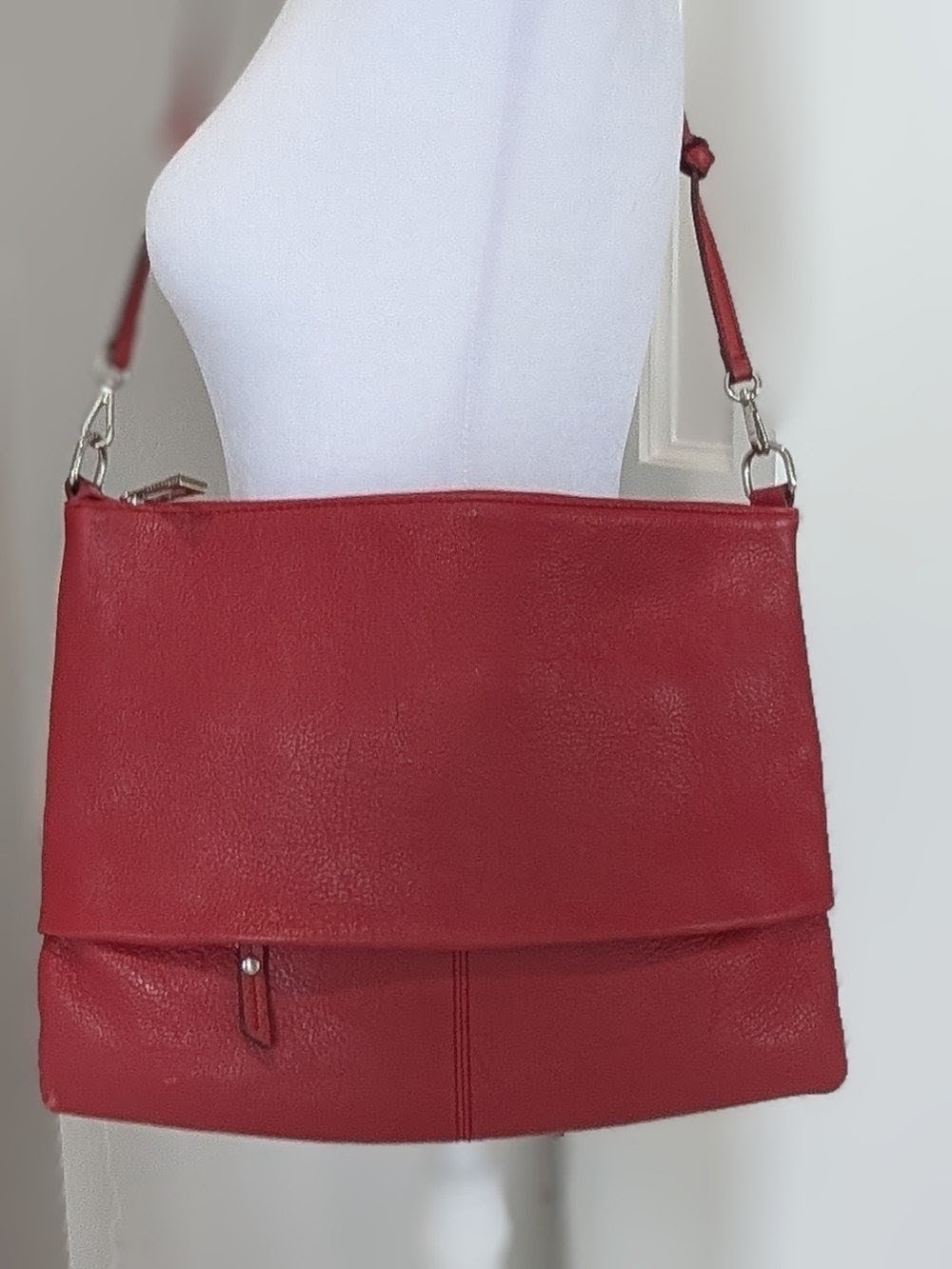 Sanctuary Red Leather Crossbody Bag
